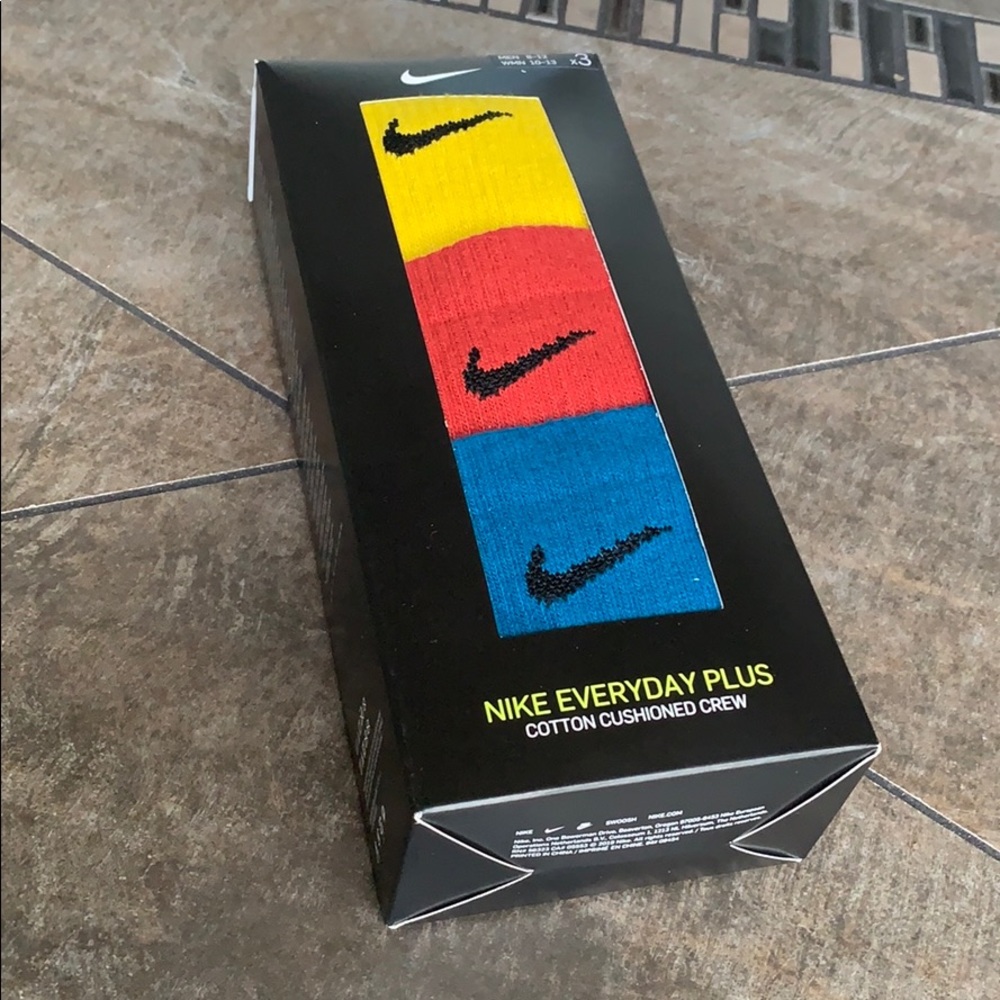 NIKE EVERYDAY PLUS COTTON CUSHIONED CREW SOCKS MEN - Picture 6 of 16